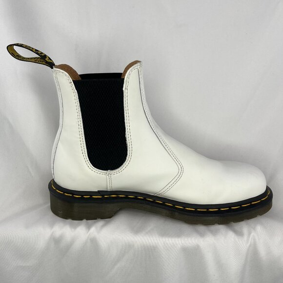 Dr. Martens Shoes - Dr. Martens 2976 White Chelsea Boot Size 8